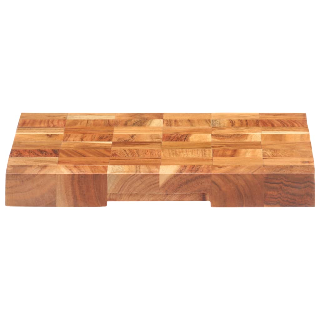 Vidaxx Hackblock 40x30x3,8 cm massives Akazienholz