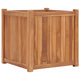 VIDAXL -Pflanzer erhöht 50 x 50 x 50 cm Festes Teakholzholz