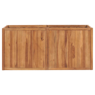 VIDAXL -Pflanzer erhöhte 150 x 50 x 70 cm Feste Teak