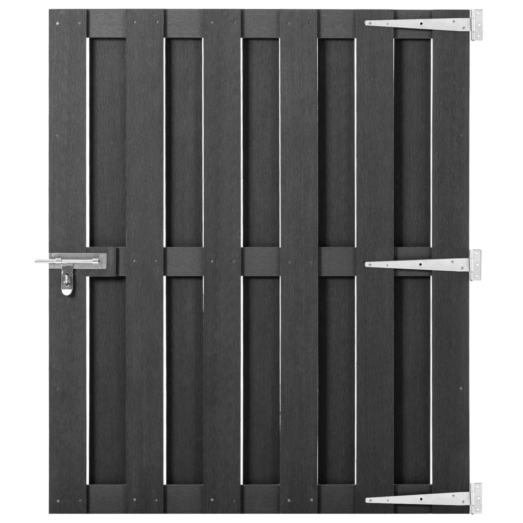 Vidaxxl Tor 100x120 cm HKC grau