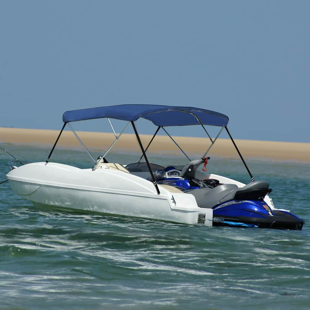 Vidaxl Biminitop 3-Boogs 183x140x137 cm Blau