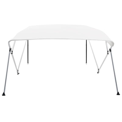 Vidaxl Biminitop 4-Boogs 243x196x137 cm Weiß