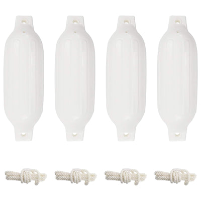 Vidaxl BootStoot -Kissen 4 PCs 41x11.5 cm PVC Weiß