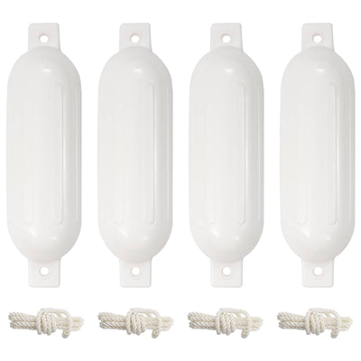 Vidaxl BootStoot -Kissen 4 ST 51x14 cm PVC Weiß