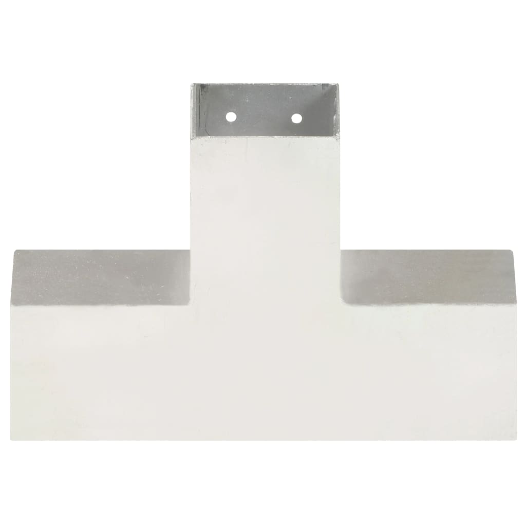 Vidaxl Pale Connection X-Form 81x81 mm verzinktes Metall
