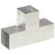 Vidaxl-Pfahlverbindung T-Form 91x91 mm verzinktes Metall