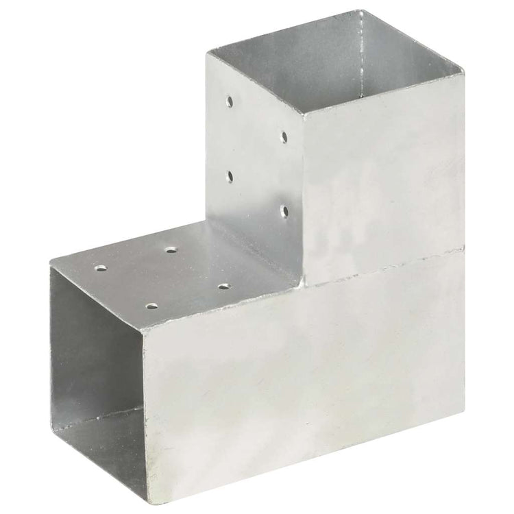 Vidaxl Pale Connection L-Form 101x101 mm verzinktes Metall