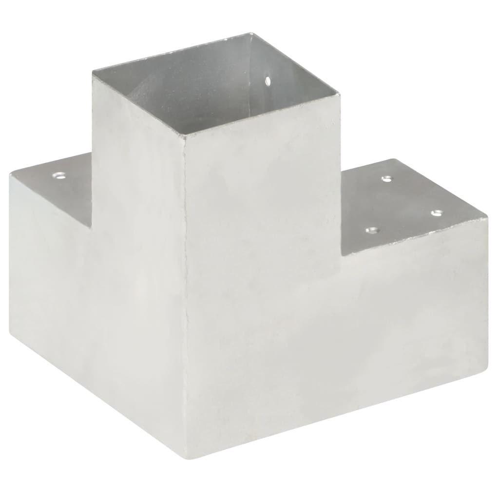 Vidaxl-Pfahlanschluss Y-Form 101x101 mm verzinktes Metall