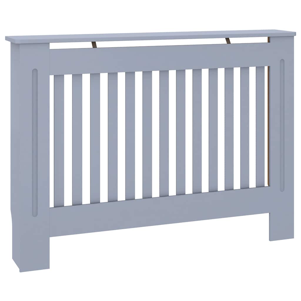 VIDAXL -Radiatorkonstruktion 112x19x81.5 cm MDF -Anthrazit