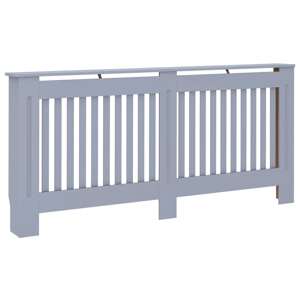 VIDAXL -Radiatorkonstruktion 172x19x81.5 cm MDF -Anthrazit