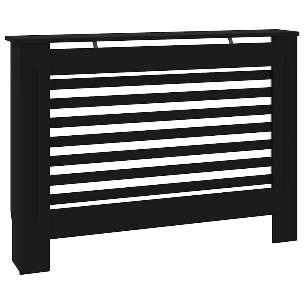 Vidaxx Heizkörpergehäuse 112x19x81,5 cm MDF schwarz