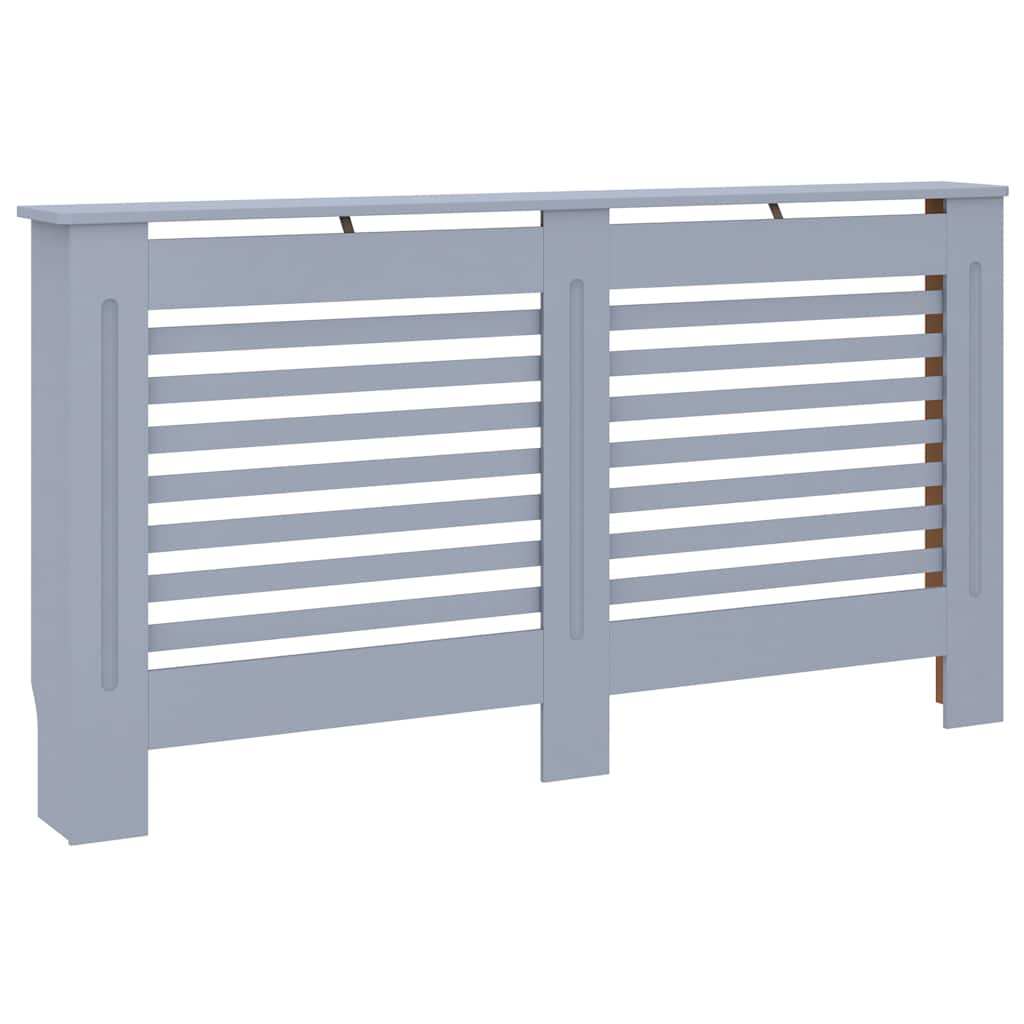 VIDAXL -Radiatorkonstruktion 152x19x81.5 cm MDF -Anthrazit