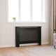VIDAXL -Radiatorkonstruktion 112x19x81.5 cm MDF Schwarz