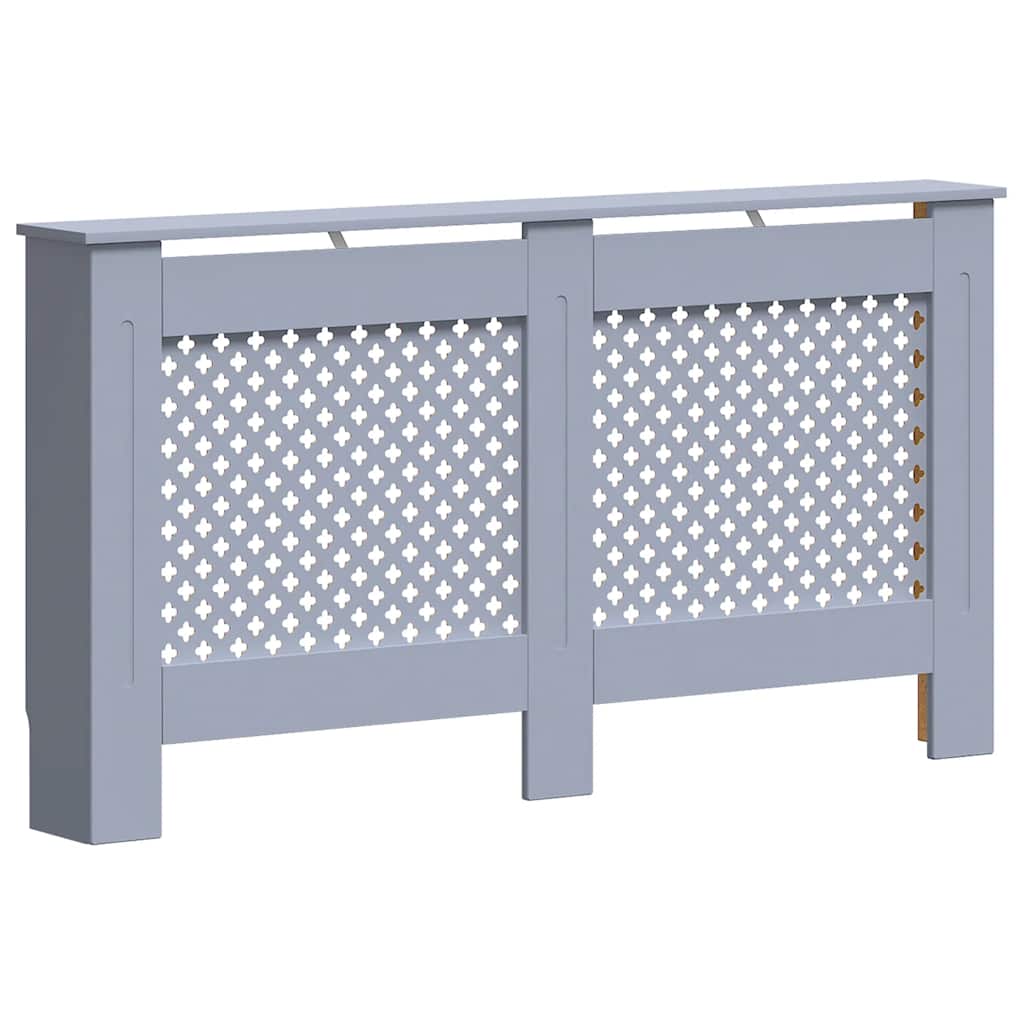 VIDAXL -Radiatorkonstruktion 152x19x81.5 cm MDF -Anthrazit