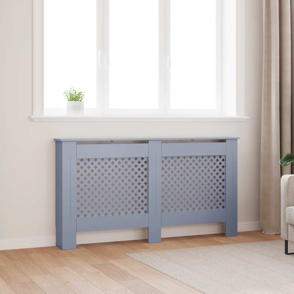 VIDAXL -Radiatorkonstruktion 152x19x81.5 cm MDF -Anthrazit
