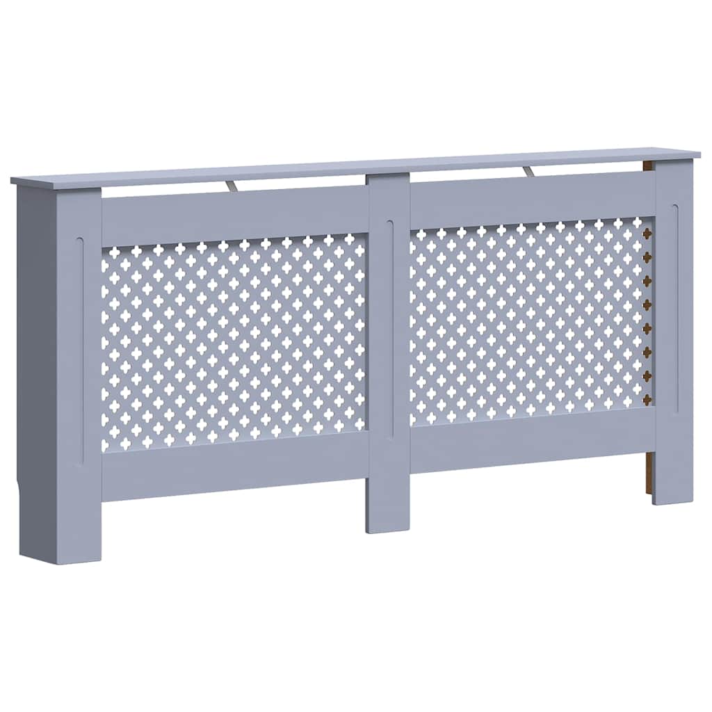 VIDAXL -Radiatorkonstruktion 172x19x81.5 cm MDF -Anthrazit