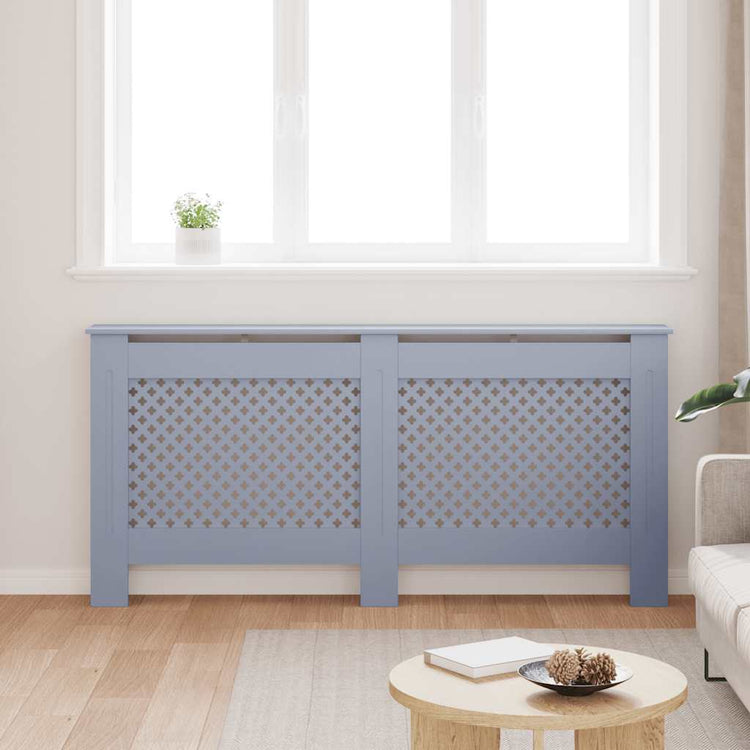 VIDAXL -Radiatorkonstruktion 172x19x81.5 cm MDF -Anthrazit