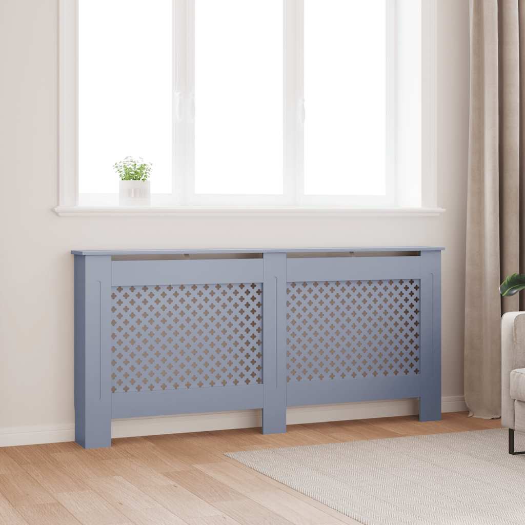VIDAXL -Radiatorkonstruktion 172x19x81.5 cm MDF -Anthrazit