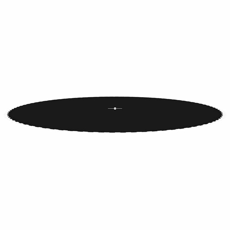 VIDAXL Federmatte für 15 Fuß 4,57 m runde Trampolin -Stoff schwarz