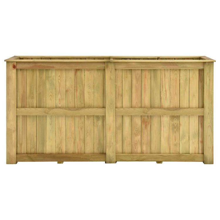 VIDAXL -Pflanzer erhöhte 196x50x100 cm imprägnierte Kiefernholz