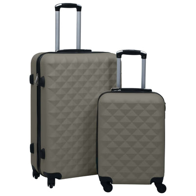 Vidaxl 2-teiliges Hard-Gepäck-Set Anthrazit