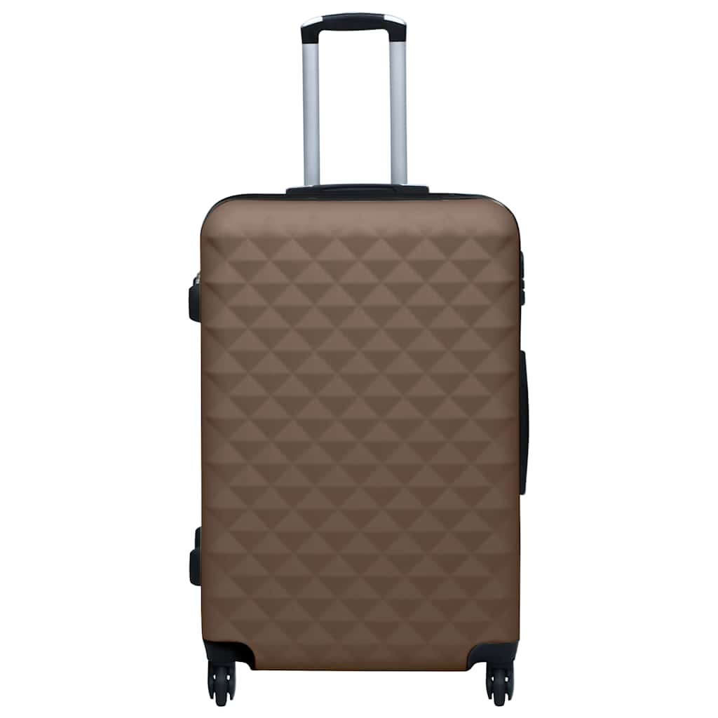 Vidaxl 2-teiliges hartes Gepäckset Brown