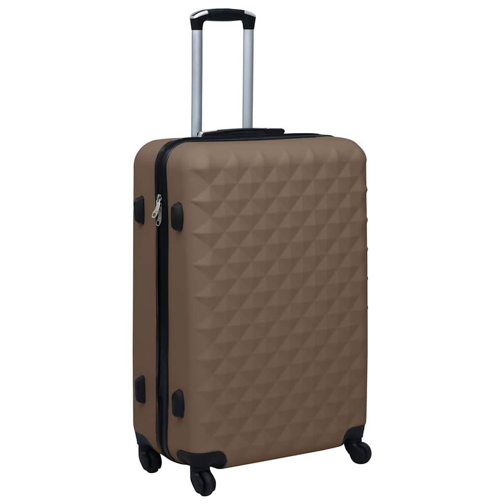 Vidaxl 2-teiliges hartes Gepäckset Brown