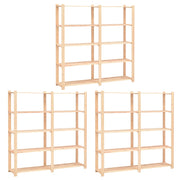 VIDAXL-Speicher 5-Schicht 3-PCs 170x38x170 cm Kiefernholz 500 kg - afbeelding 1