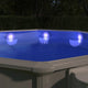 Vidaxl Schwimmbad Lampe Dip -up schwimmende LED mit Fernbedienung Weiß