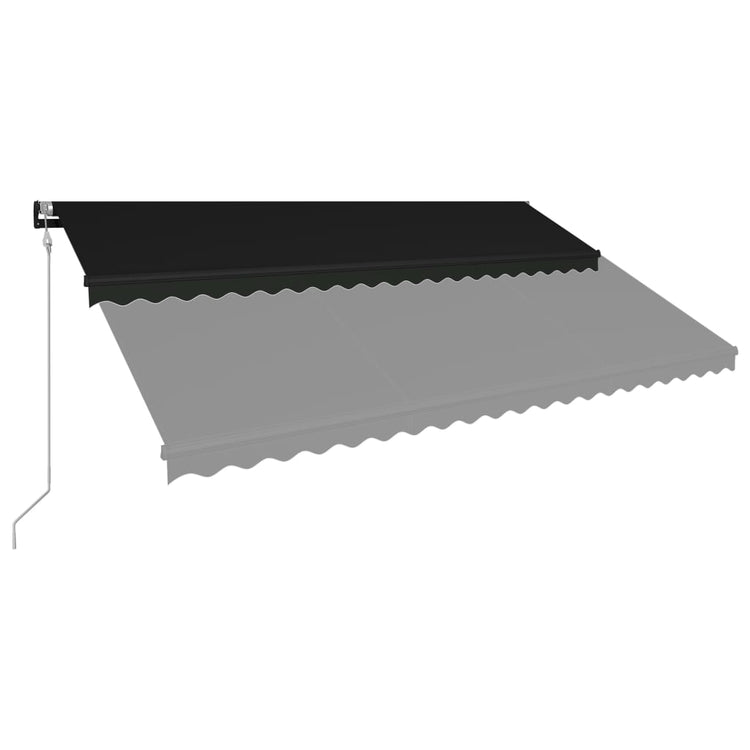 Vidaxl Luifel erweitert automatisch 500x300 cm Anthrazit