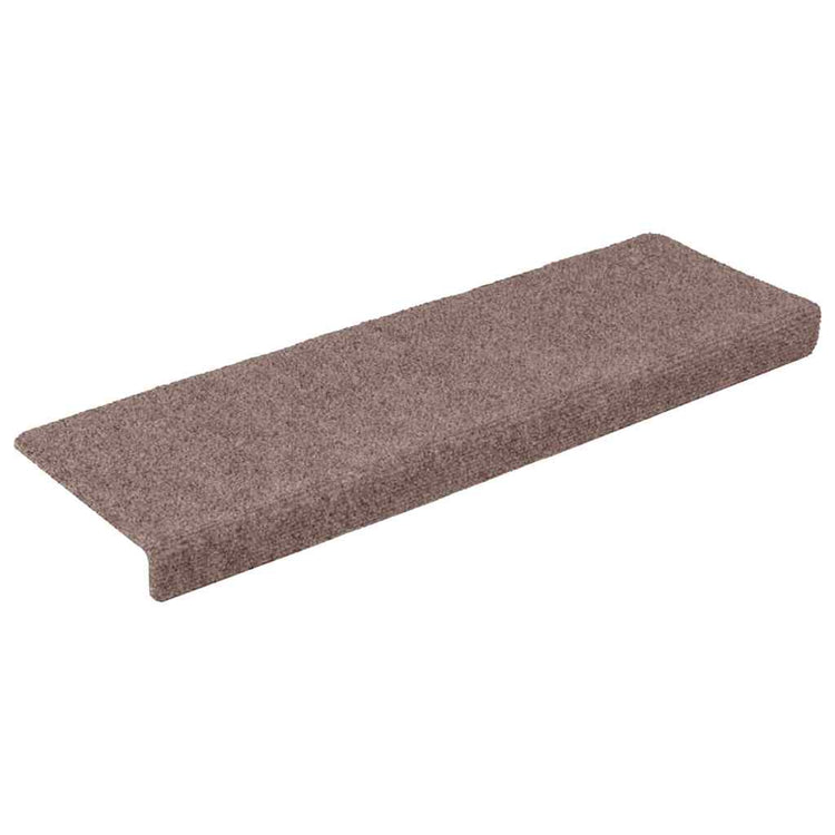 Vidaxl -Treppenmatten 15 St 65x21x4 cm Nadel braun