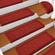 Vidaxl -Treppenmatten 15 ST 65x21x4 cm Rot