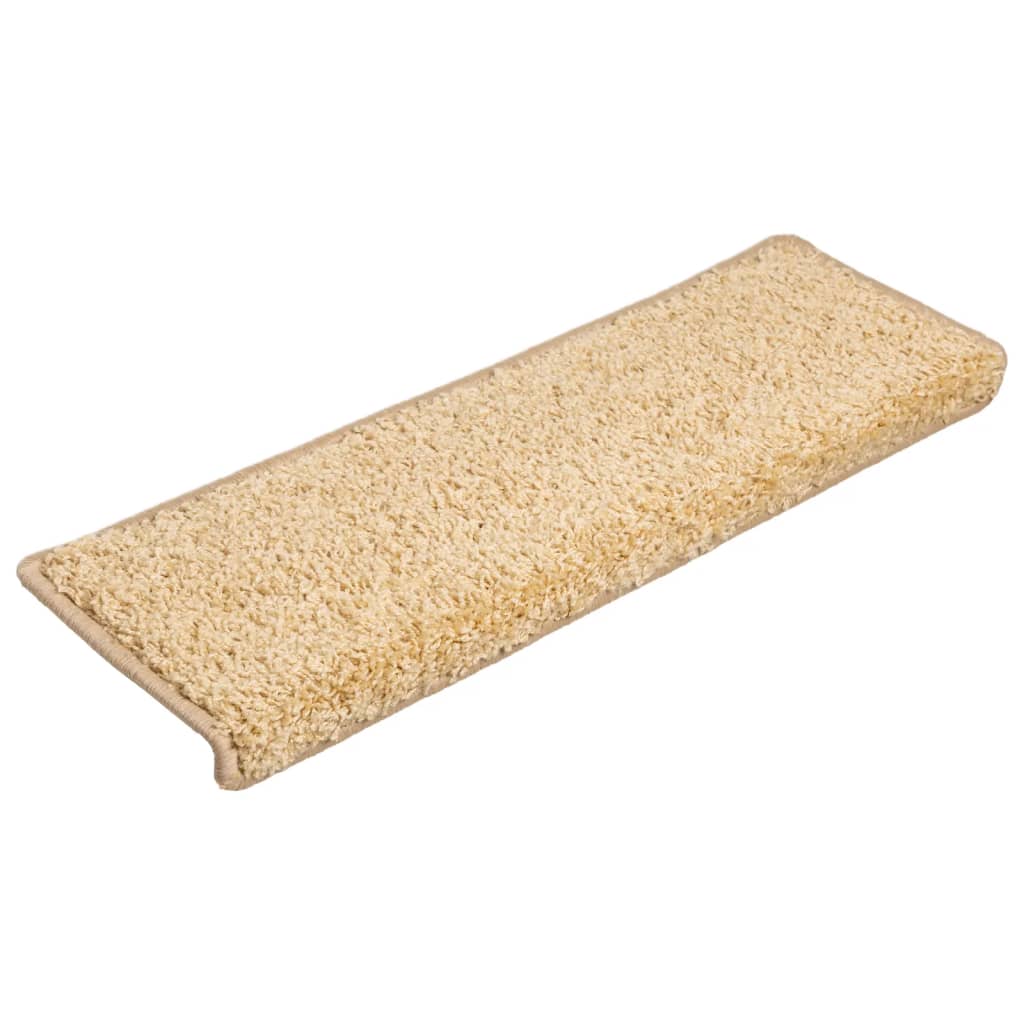 Vidaxl -Treppenmatten 15 ST 65x21x4 cm Braun