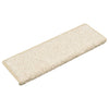 Vidaxx Stufenmatten 15 St. 65x21x4 cm weiß rechteckiger Rand
