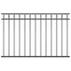 Vidaxl Zauntafel 1,7x1 m Stahlschwarz