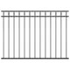 Vidaxl Zauntafel 1,7x1,2 m Stahlschwarz