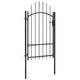 Vidaxl Poort 1x2,2 M Stahlschwarz