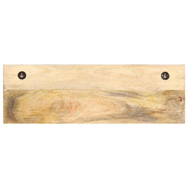 Vidaxl -Wandbedeckungsregal 60x15x20 cm Festes Rauhholz