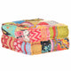 Vidaxl Pouf 60x70x36 cm Stoff Patchwork
