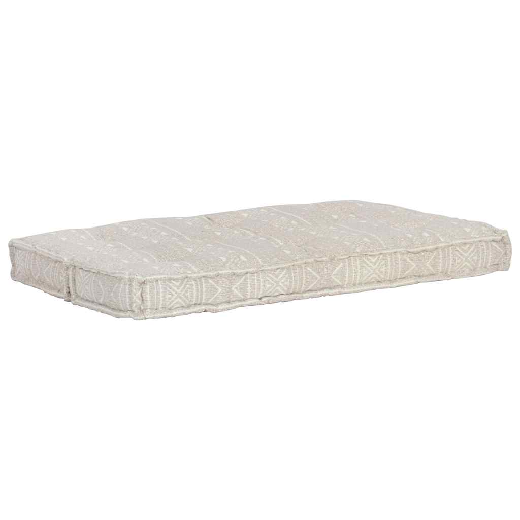 VidaXL Sofakissen Palettenstoff Patchwork hellbraun