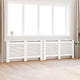 VIDAXL -Strahlenträger 2 ST 152X19X81.5 cm MDF Weiß