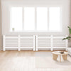 VIDAXL -Strahlenträger 2 ST 172X19X81.5 cm MDF Weiß