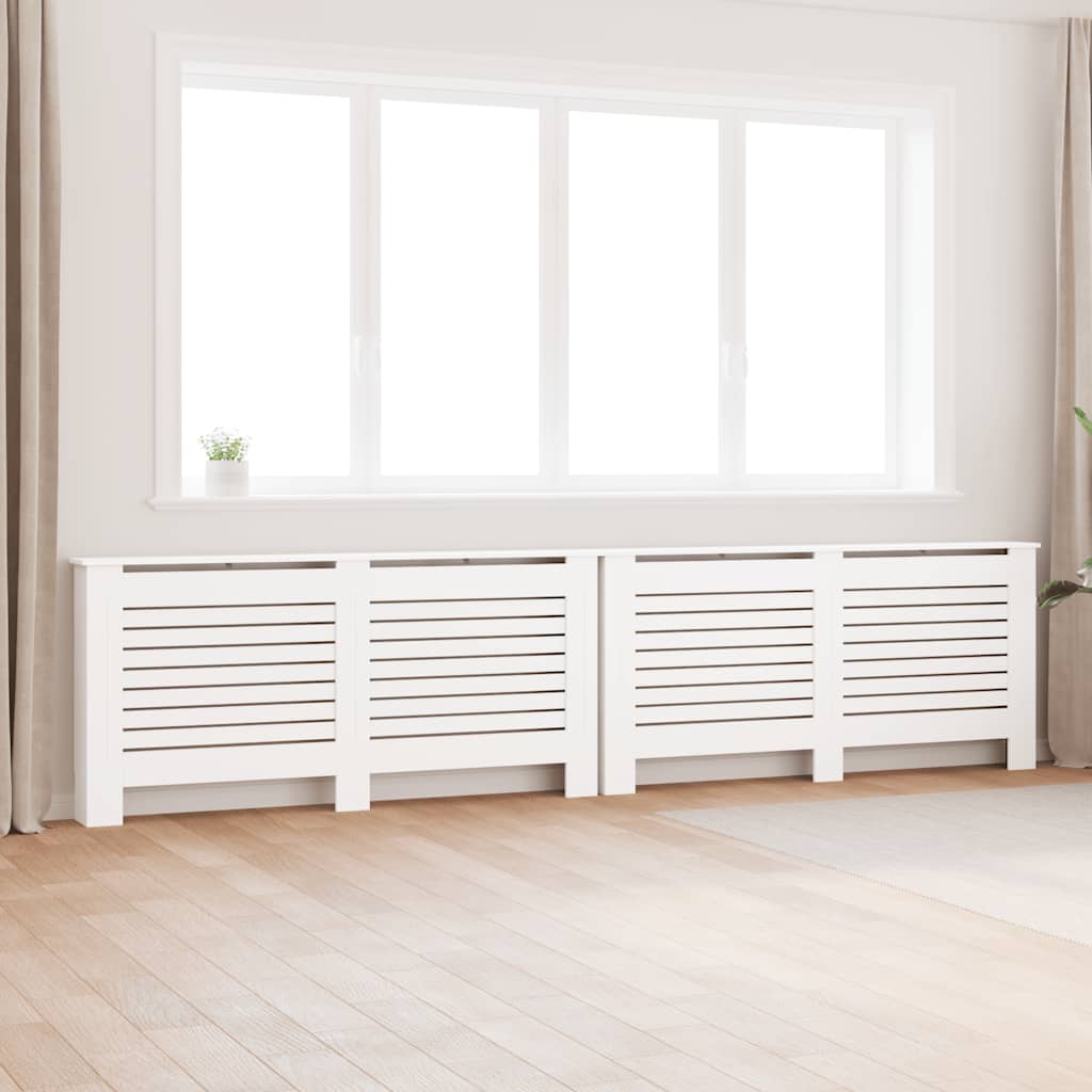 VIDAXL -Strahlenträger 2 ST 172X19X81.5 cm MDF Weiß