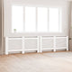 VIDAXL -Strahlenträger 2 ST 172X19X81.5 cm MDF Weiß