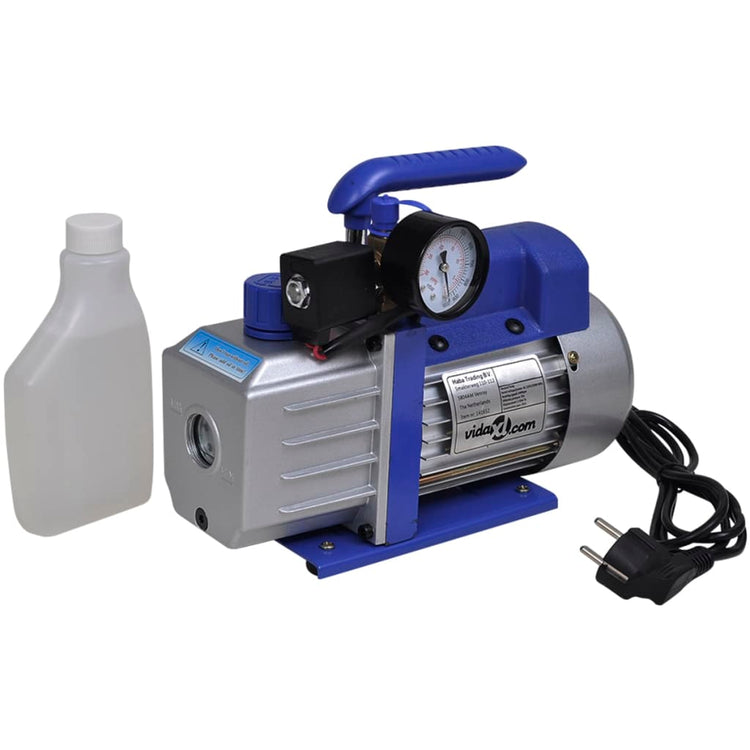 VIDAXL VACUUM PUMP 1-stufe mit 2-facher Manometern Set