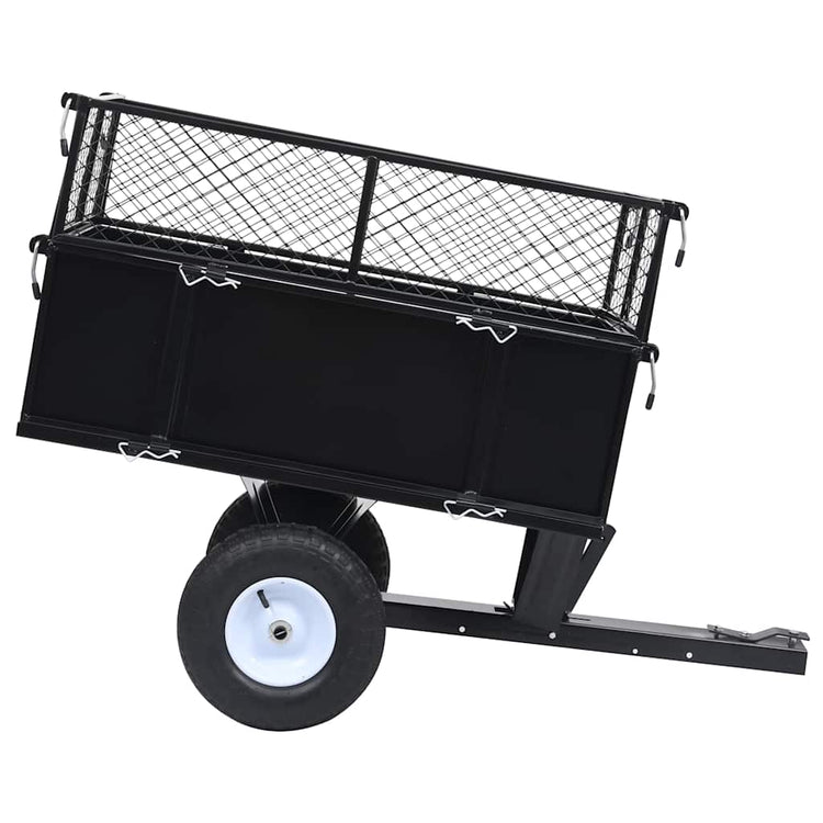 Vidaxl Pie Truck für Ride -On -Mäher 150 kg