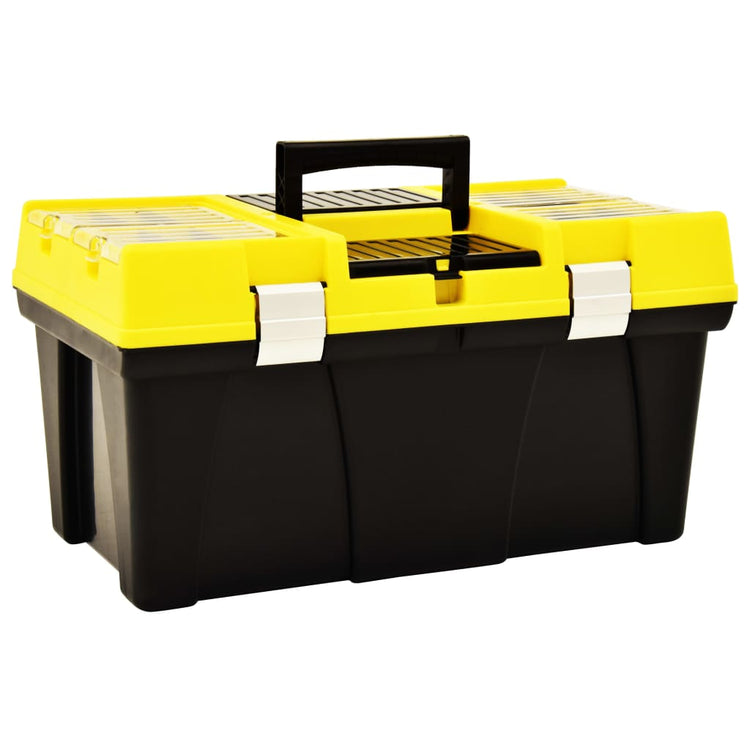 Vidaxl Toolbox 595x337x316 mm Kunststoffgelb