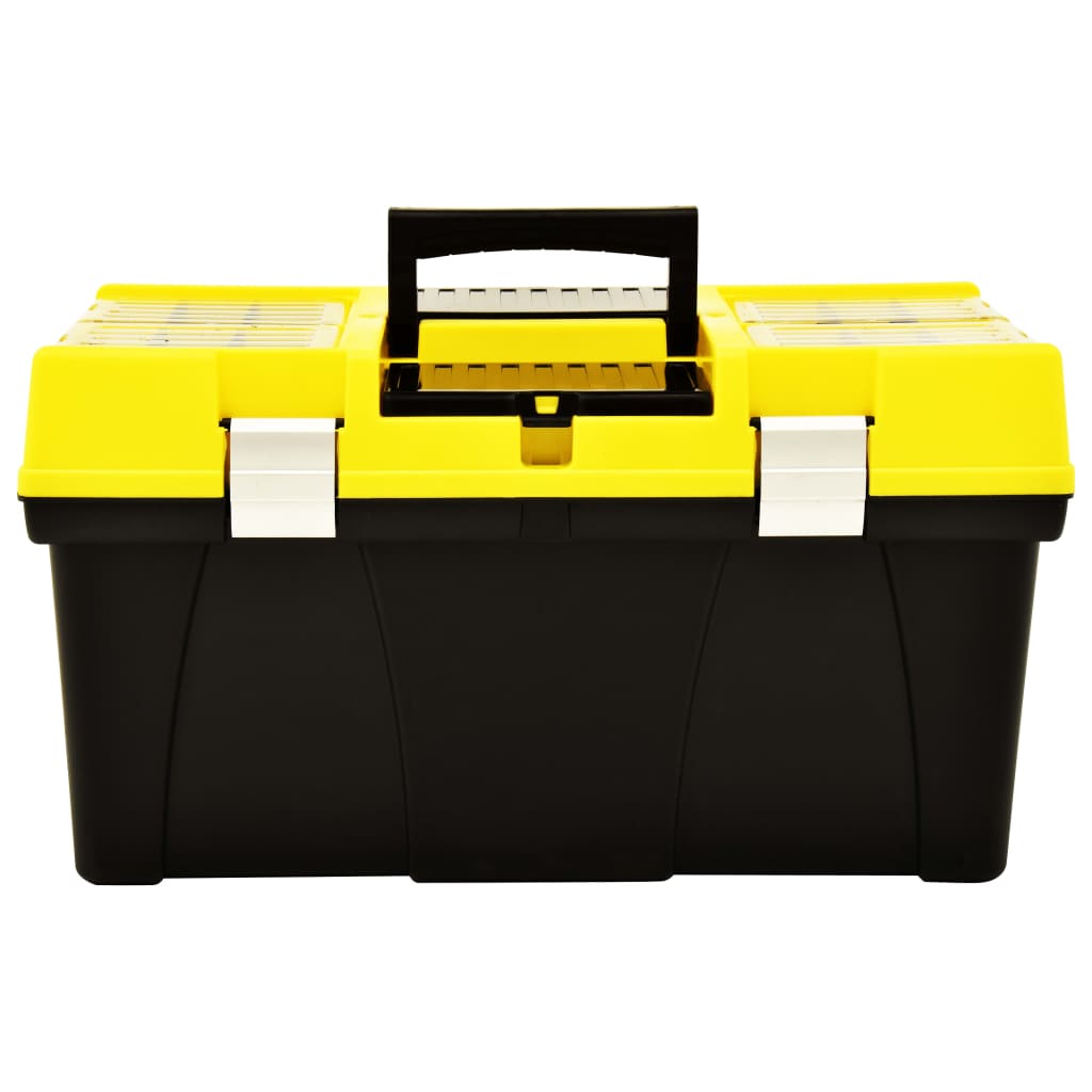 Vidaxl Toolbox 595x337x316 mm Kunststoffgelb