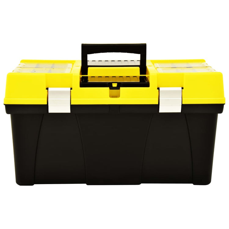 Vidaxl Toolbox 595x337x316 mm Kunststoffgelb