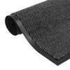 VIDAXL DROOGLOOP MATS 2 PC RETTANGULAR TIEFING 60x90 cm Anthrazit